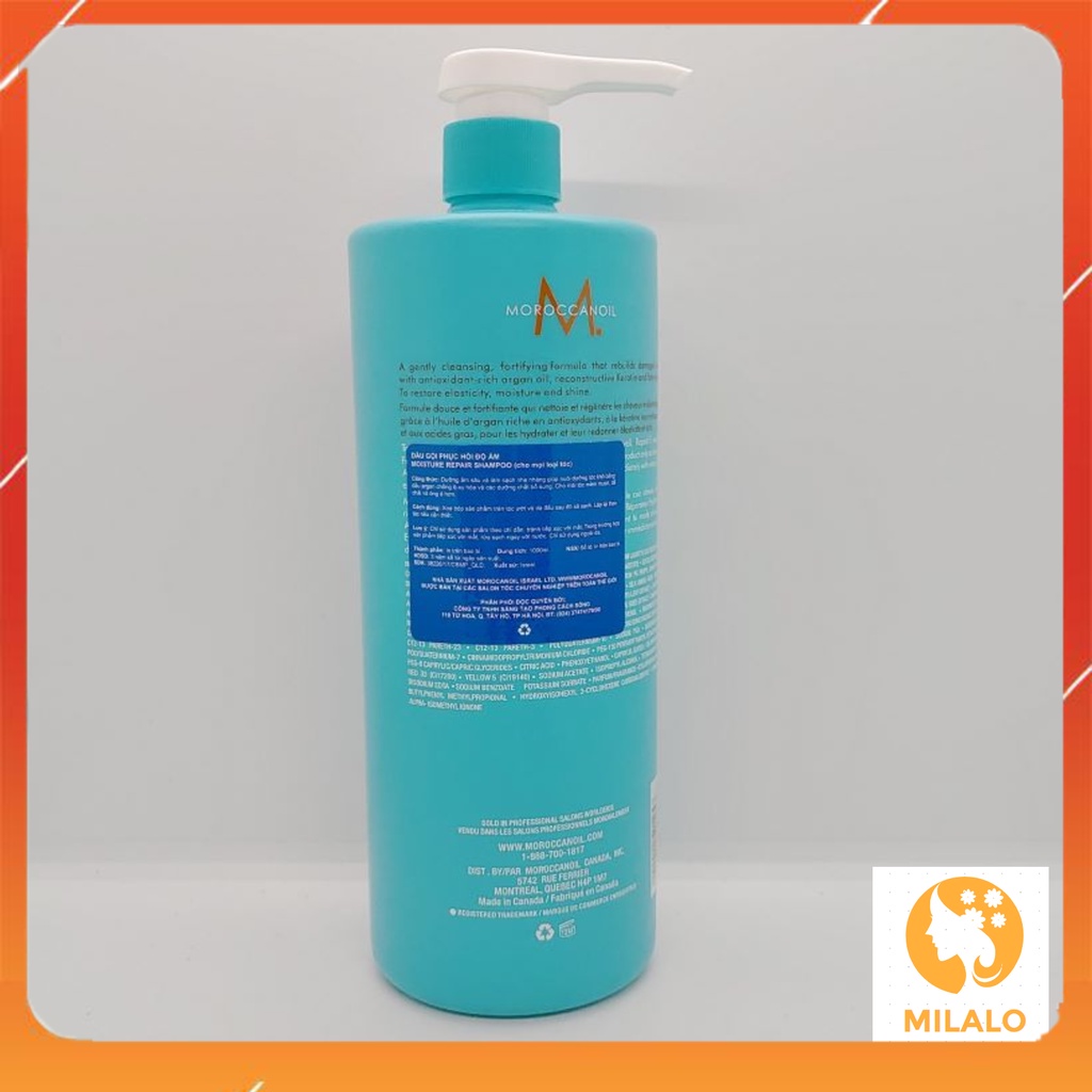 Dầu gội xả phục hồi độ ẩm MOROCCANOIL REPAIR 1000ML- MILALO