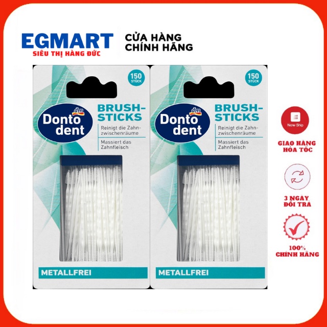 Tăm xỉa răng nha khoa 2 đầu Dontodent 150c