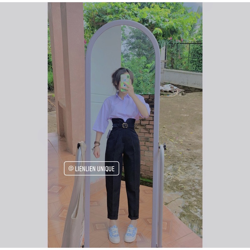 Quần Tây Khuyên Ngang