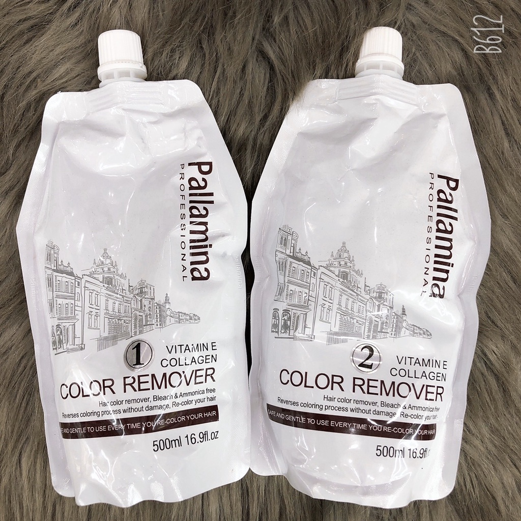 Kem bóc màu đỏ , đen Pallamina Color Remover 500ml