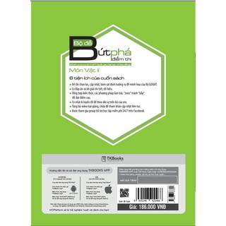 Sách Bộ Đề Bứt Phá Điểm Thi Môn Vật Lí