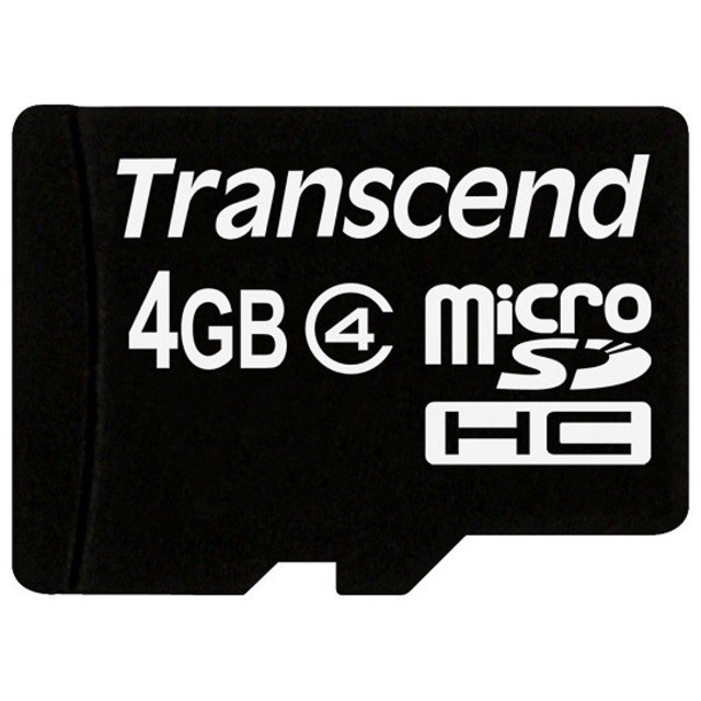 Thẻ Nhớ Micro SD Transcend 4GB Class 4 | BigBuy360 - bigbuy360.vn
