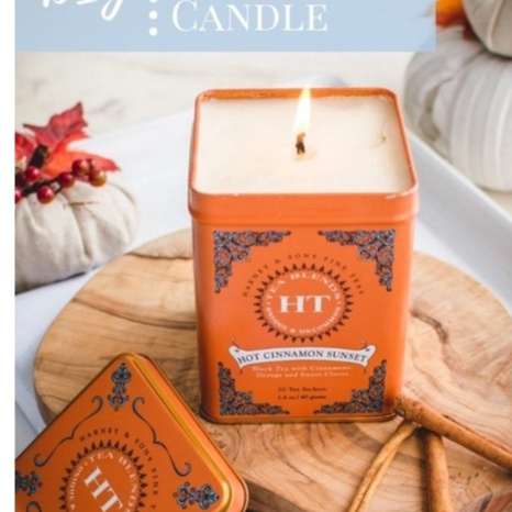 Trà đen cam quế Cinnamon Sunset Harney and Sons hộp thiếc