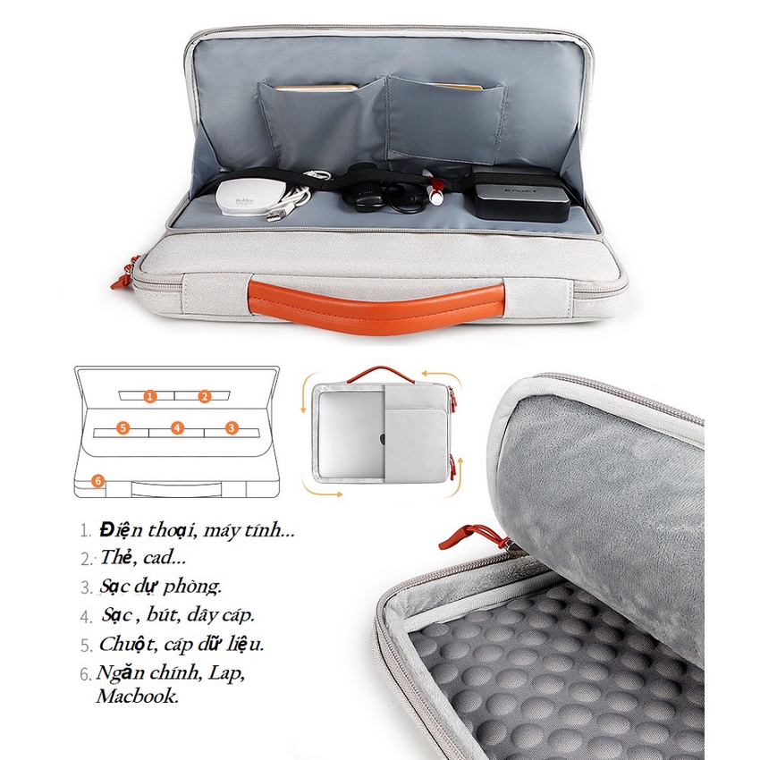 Túi chống sốc thời trang cho Laptop,Macbook.ND03S