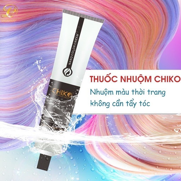 Thuốc nhuộm tóc màu đen ánh Matcha