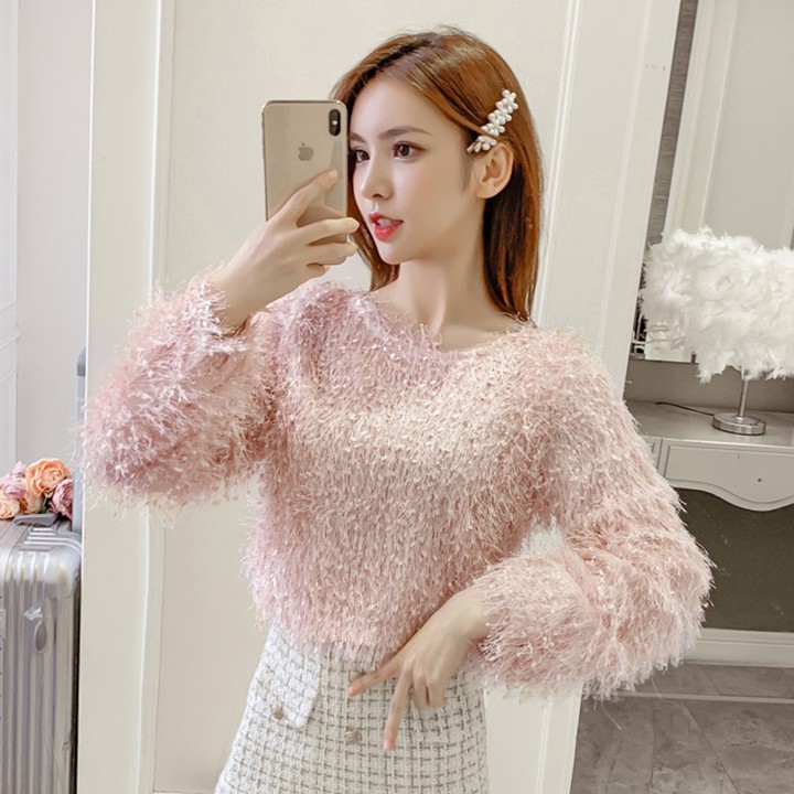 [SÀNH ĐIỆU_TRỢ SHIP] Áo lông tua rua tay dài cao cấp cho mùa hè, mềm mại, không nóng, mát mịn C079