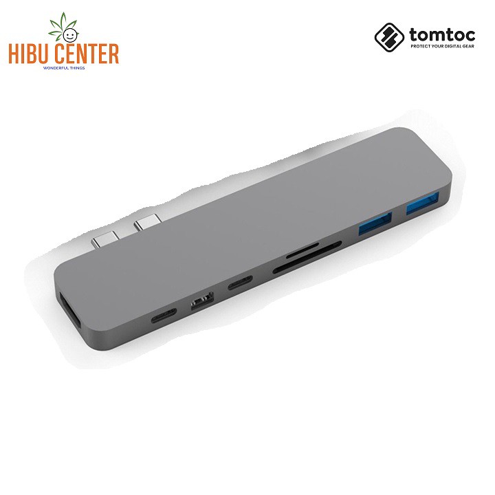 [Cho Macbook Pro/ Air] Hub USB-C Cổng chuyển HyperDrive Pro 8-IN-2 GN28D - Follow HIBUCENTER Giảm 5%