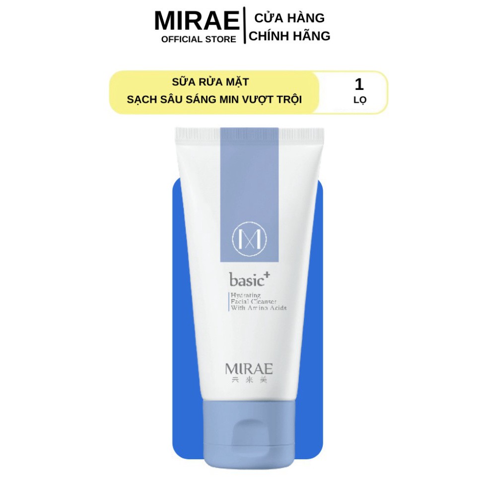 Sữa Rửa Mặt MIRAE làm sạch, cấp ẩm hỗ trợ dưỡng da
