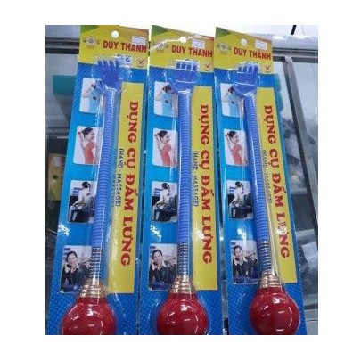 Cây gậy dụng cụ đấm và gãi lưng masage matxa lưng đầu tròn Duy Thành