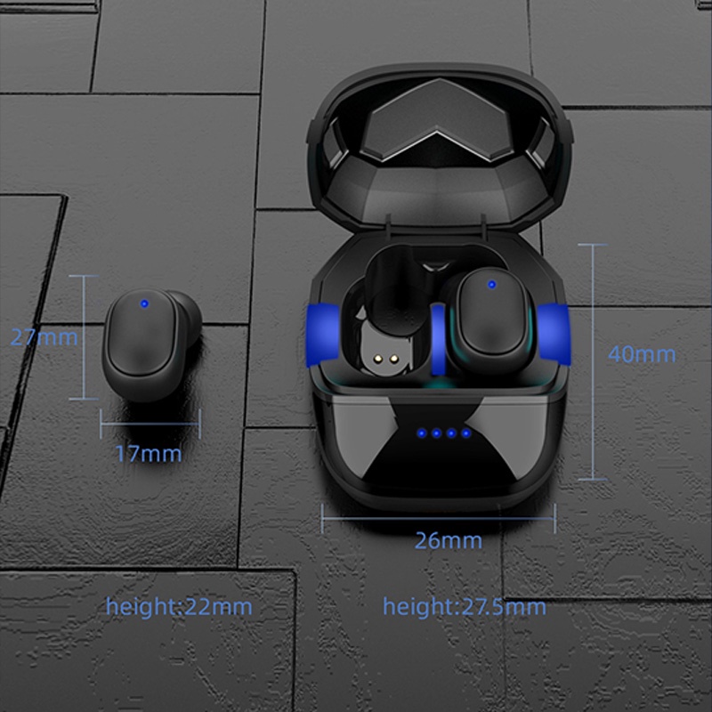 Bộ Tai Nghe Nhét Tai Không Dây Bluetooth Mini Giảm Tiếng Ồn G6S G7S