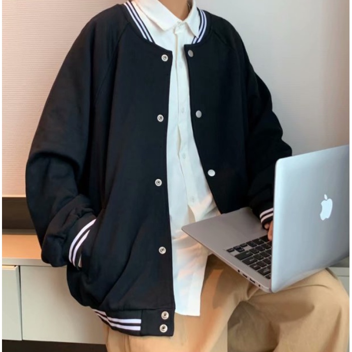 Áo khoác bóng chày nam thời trang phong cách hàn quốc