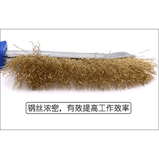 Bàn chải sắt đánh rỉ cán xanh/đỏ