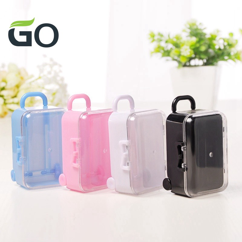 Hộp mini kiểu hành lý để đựng kẹo trong đám cưới tiện dụng và bền