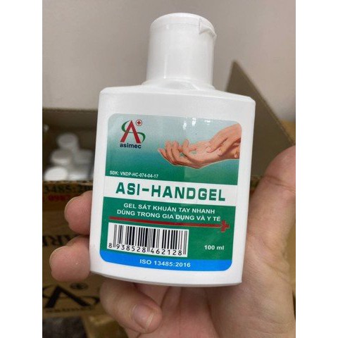 ASI-HANDGEL: Chế phẩm gel sát khuẩn tay nhanh dùng trong gia dụng và y tế 100ml