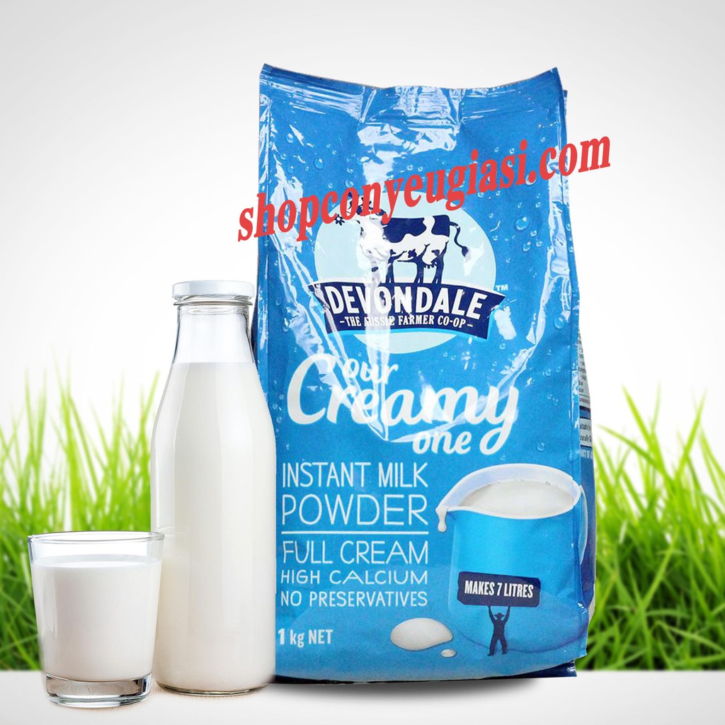 Sữa Bột Full Cream Devondale (Túi 1kg) - Úc - date 1/2018