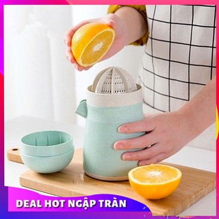 Bình vắt cam lúa mạch có tay cầm mini