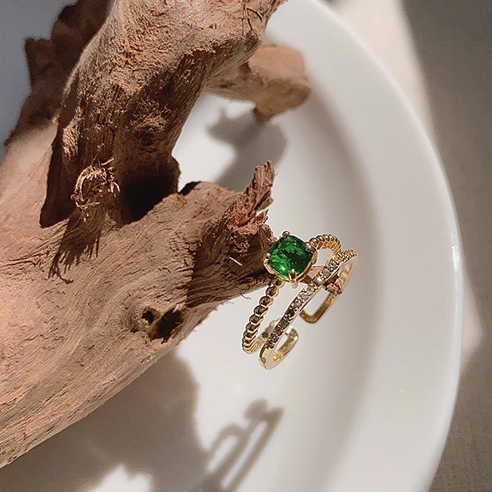 Nhẫn Hở Hai Lớp Thời Trang Thanh Lịch Dành Cho Nữ