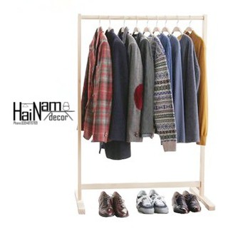 Giá treo cây treo quần áo gỗ📌Freeship📌 Hải Nam Decor nội thất kiểu Hàn