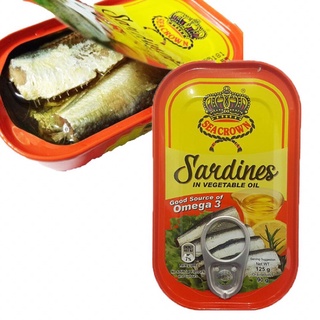 Cá Trích Sea Crown Sốt Cà | Ngâm Dầu Hộp 125G