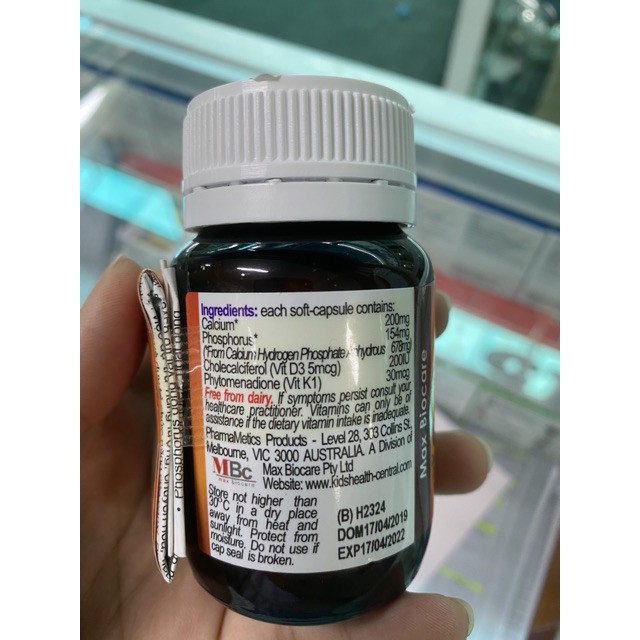 [CHÍNH HÃNG] ✅ Canxi dành cho mẹ bầu và bé KiddieCal Úc | BigBuy360 - bigbuy360.vn