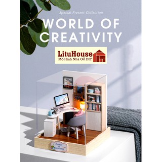 World of Creativity -  Nhà mô hình đồ chơi DIY ( TẶNG LỌ KEO 20ml và TẤM MICA)