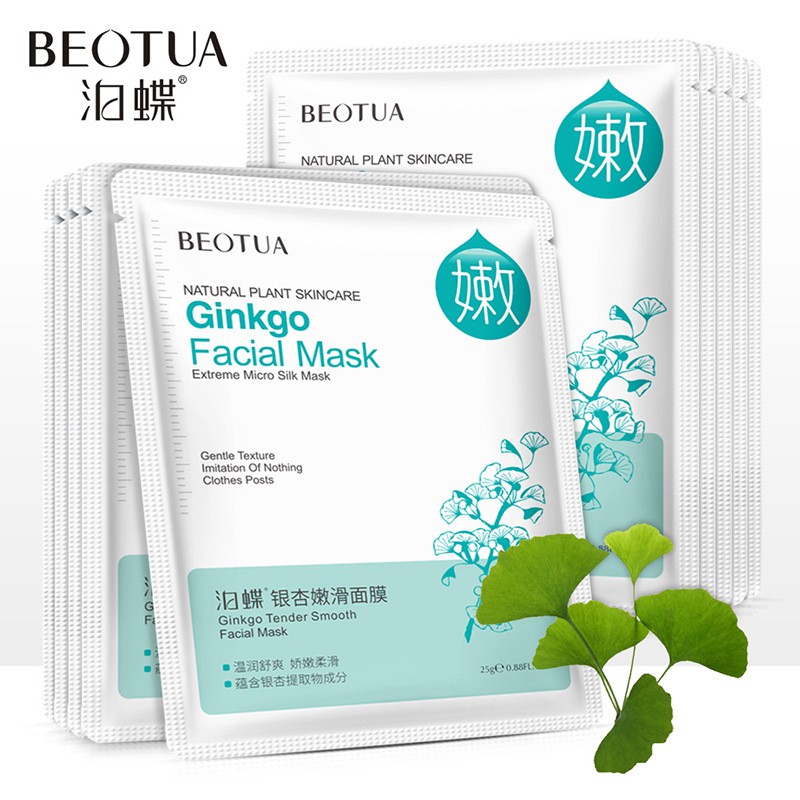 Mặt nạ Thực vật Dưỡng ẩm cấp nước mềm da Saffron Ginkgo - BEOTUA | BigBuy360 - bigbuy360.vn