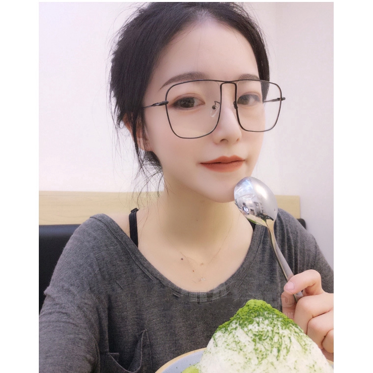 Mắt kính gọng kim loại phong cách retro Hàn Quốc cho nam nữ | BigBuy360 - bigbuy360.vn