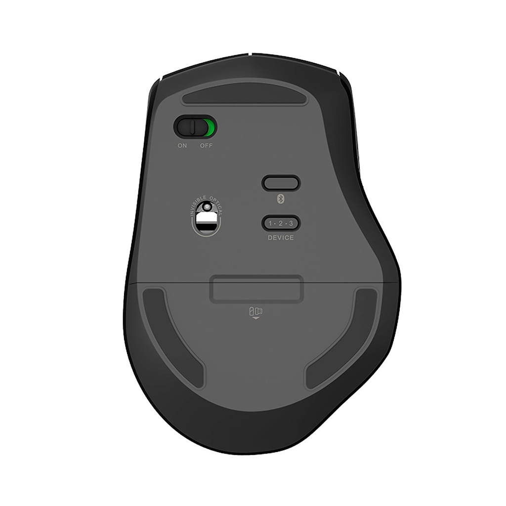 Chuột Không Dây Bluetooth RAPOO MT550 Tối Đa 4 Thiết Bị 3 Chế Độ Kết Nối - Hàng Chính Hãng