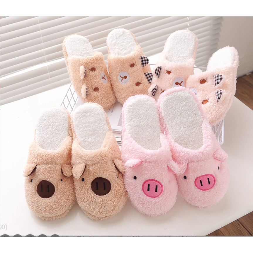 Dép Nữ Quai Ngang Hình Thú Đi Trong Nhà Cực Dễ Thương