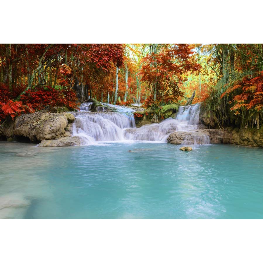 Tranh dán tường thác nước thiên nhiên trong lành