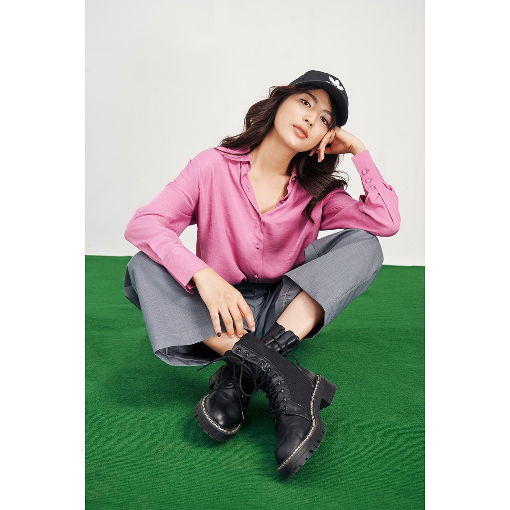 DOTTIE- Áo sơ mi vai xệ nữ T0215 | BigBuy360 - bigbuy360.vn