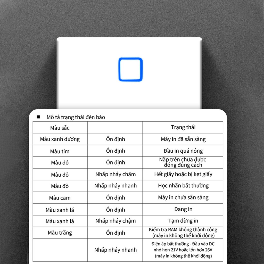 Máy In Nhiệt Deli In Đơn Hàng, Hóa Đơn, Tem Mã Vạch, Phiếu Gửi, Logo Tự Dán - Kết Nối USB, Tốc Độ In 1 Đơn/s