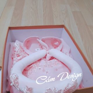 Áo dài vải tơ xước mềm