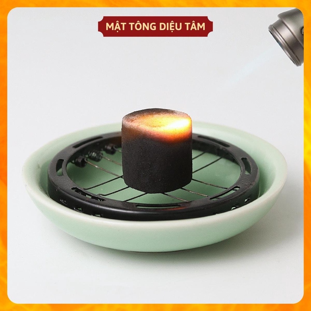 Than đốt trầm dùng trong trầm hương xông nhà đồ thờ cúng hộp 25 viên than tre sạch