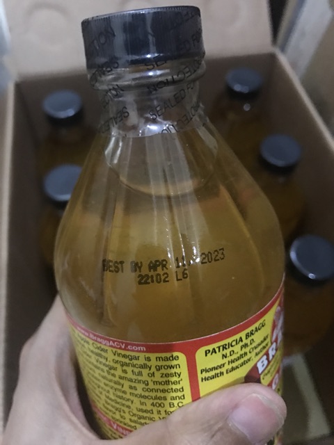 GIẤM TÁO HỮU CƠ BRAGG 473 CỦA USA DATE 2028