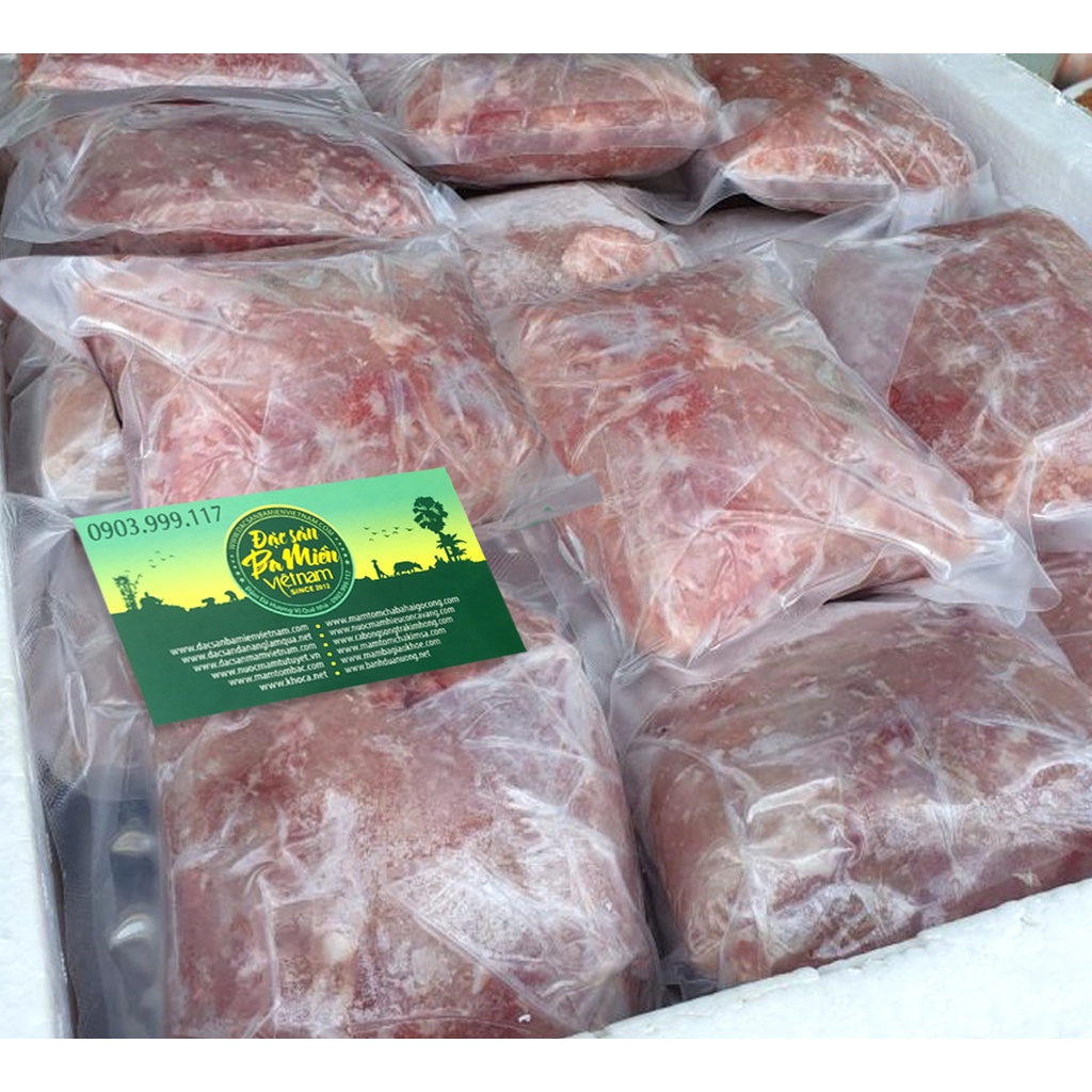 Chả các thác lác nguyên chất - túi 500g - Đặc sản Hậu Giang