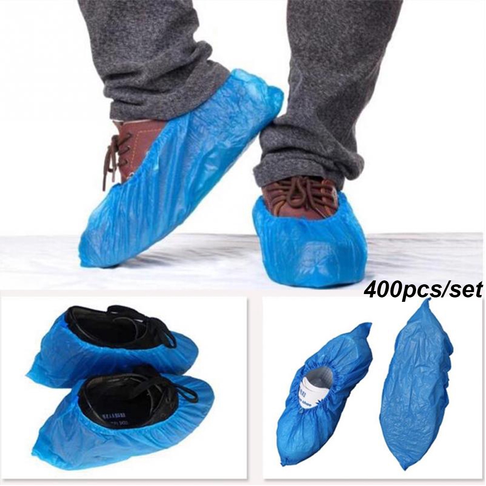 CACTU Bộ 100 cái túi bọc giày đi mưa nilon dùng 1 lần