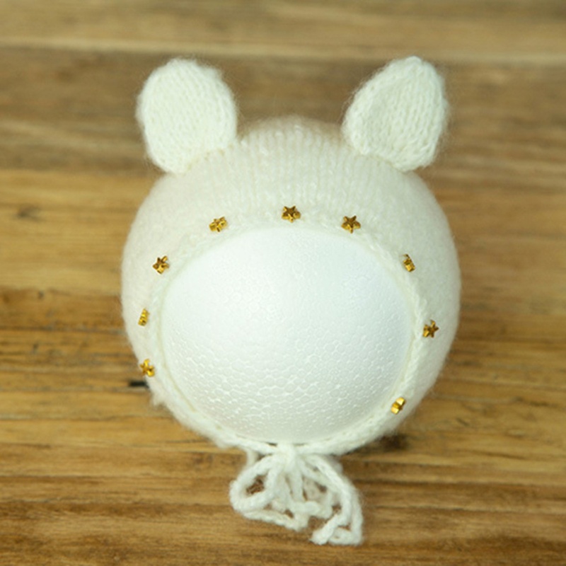 Mũ Đan Len Dễ Thương Dùng Làm Đạo Cụ Chụp Ảnh Cho Bé Sơ Sinh