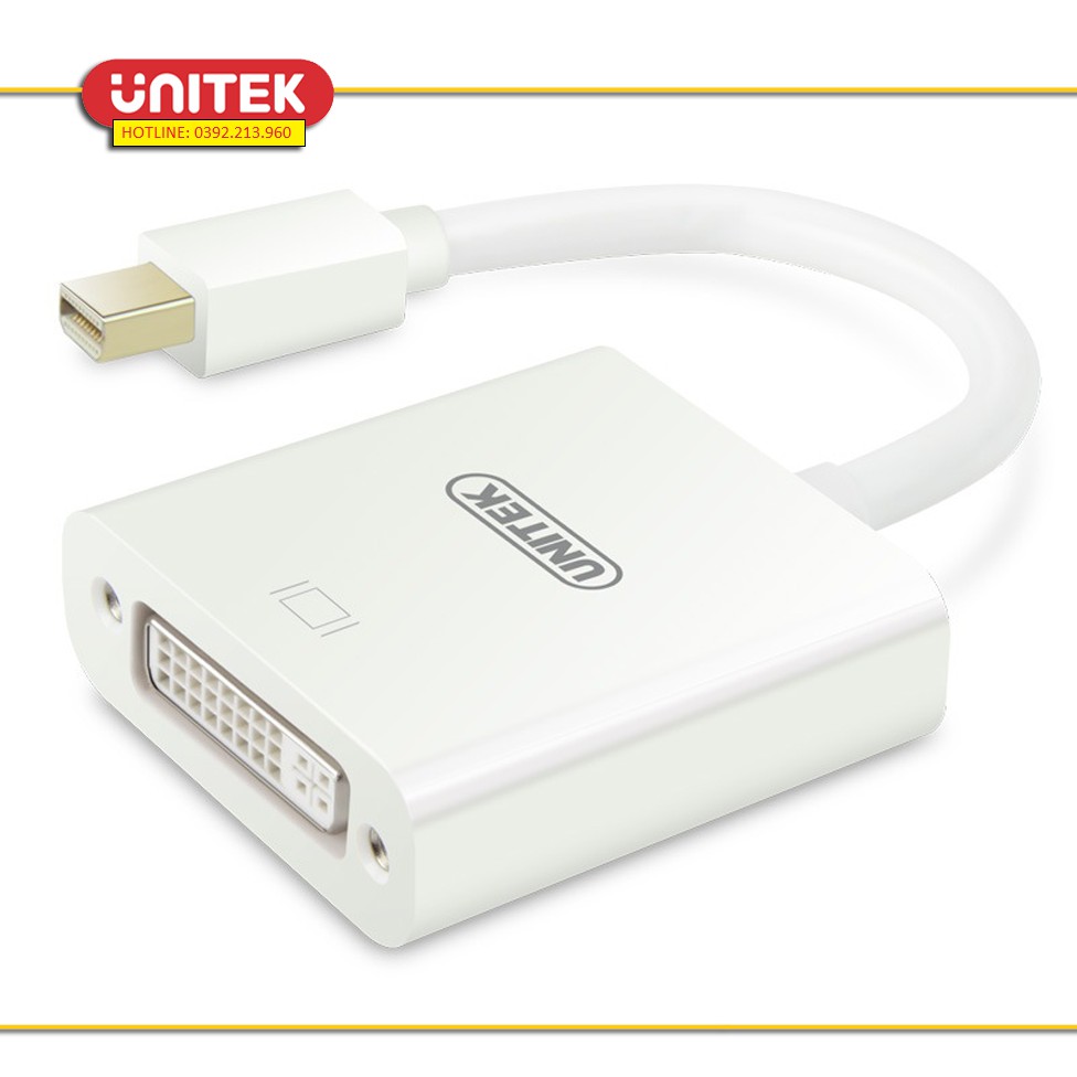 Cáp chuyển đổi Mini Displayport to DVI chính hãng Unitek Y-6335