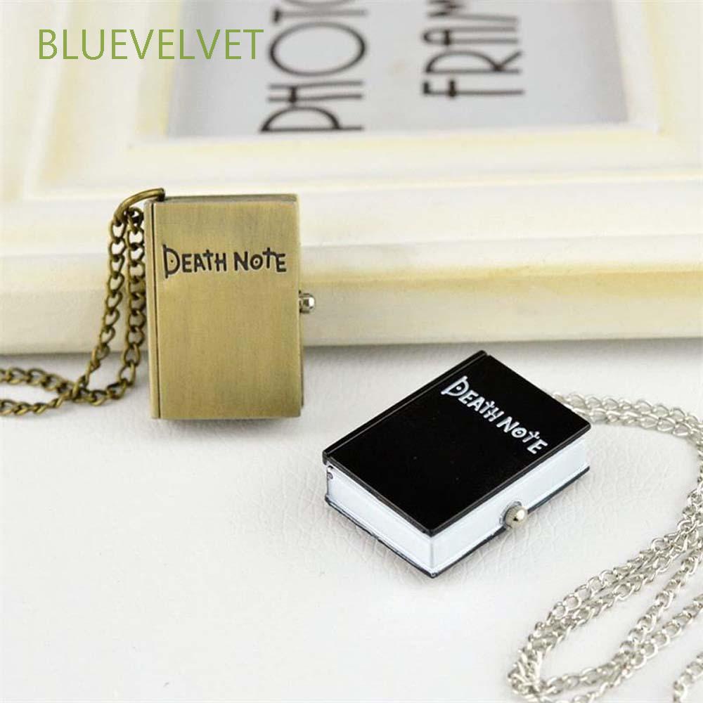 Vòng cổ Mặt Đồng Hồ Bỏ Túi Hình Death Note Bằng Hợp Kim Màu Đồng Phong Cách Retro Thời Trang