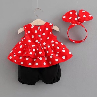 Sét mickey kèm băng đô chất thô mềm mỏng #180k