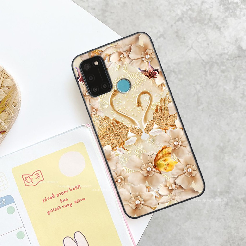 Ốp lưng Realme C17 / 7i hình hình hoa, thiên nga, đẹp thời trang - CAO CẤP - SANG TRỌNG
