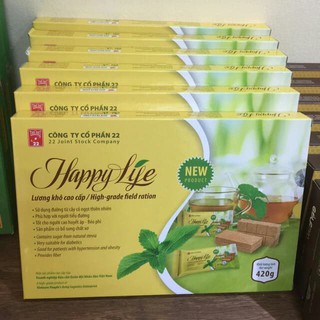Lương khô ăn kiêng Happy life (Thùng 5 hộp )-công ty cổ phần 22 -Bộ quốc phòng