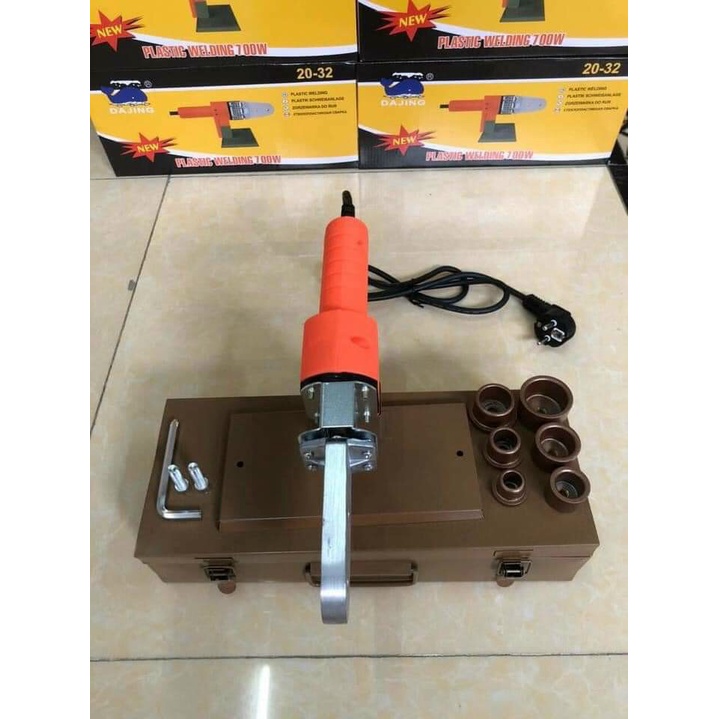 Máy Hàn Nhiệt Ống Nước Nóng, Lạnh PPR 20.25.32 mm. Có 3 Đầu hàn dày.