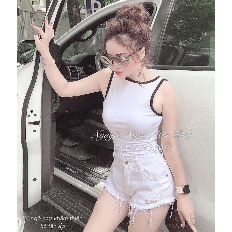 áo thun hở lưng cá tính, màu sắc hot trend N13
