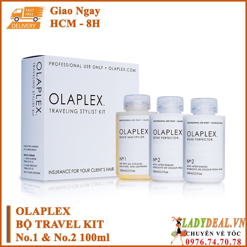 Bộ Phục Hồi Tóc Hư Tổn Nặng Olaplex - Bộ 3 Chai - Đủ Size - Hàng Có Sẳn