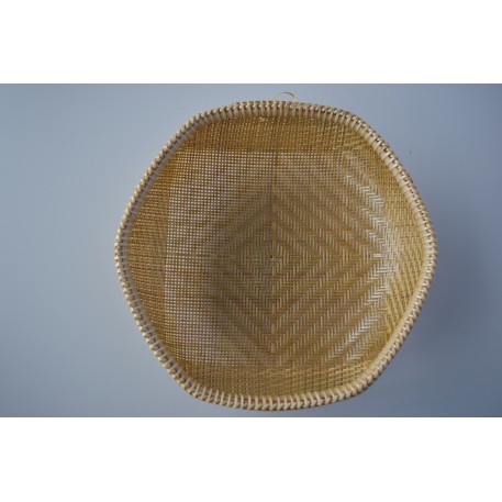 [Mây tre Bao La Huế] Rổ đựng rau, trái cây,... Bằng Mây Tre đường kính 23cm cao 7cm