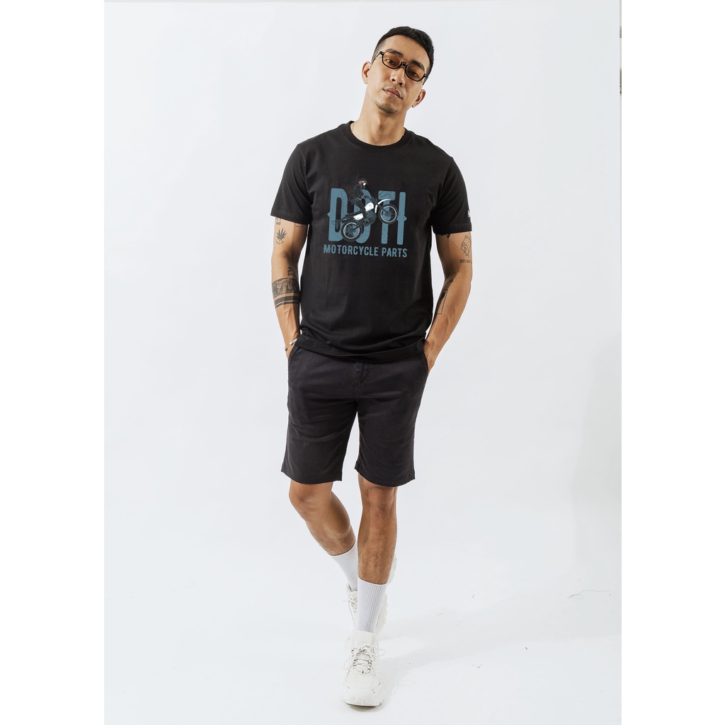 Áo Thun Unisex Nam Nữ Cổ Tròn MOTORCYLE PARTS Trẻ Trung Cotton 100% KENSTORE89 ATK014