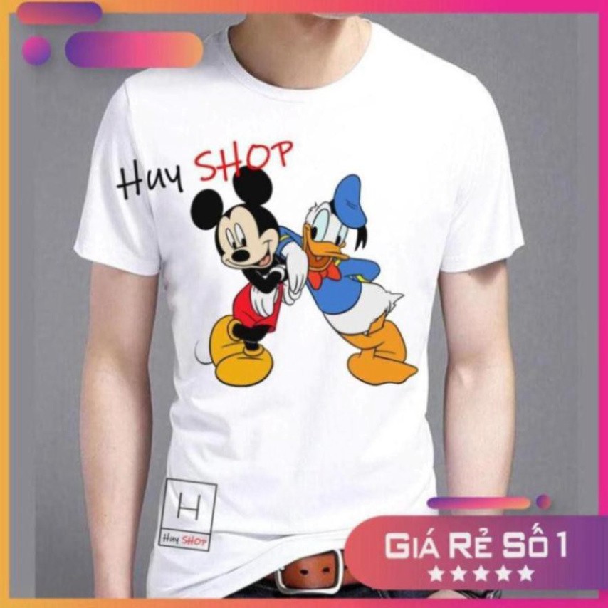 [ÁO THUN IN ĐỒNG GIÁ 65K TOÀN SHOP] - [GIẢM SẬP SÀN] Áo thun Nữ Cute Chuột Mickey Dễ Thương Siêu Đẹp 100