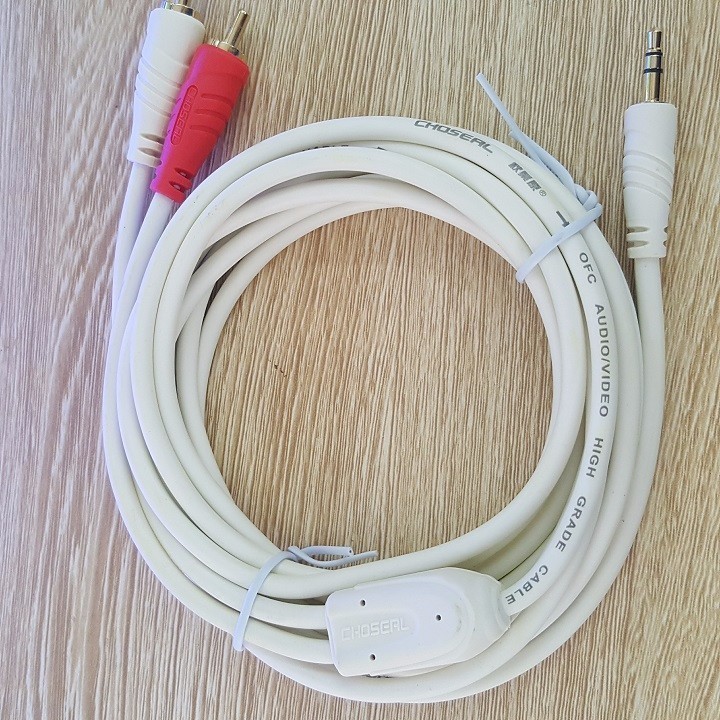 Dây loa 1 ra 2 bông sen 5M chính hãng chosel -Bh 3 tháng lỗi đổi mới